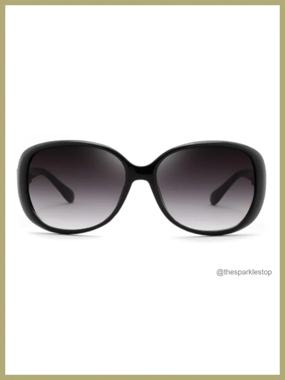Vintage Oversized Square Sunglasses UV400 Protection Lightweight Retro